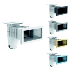   Design Szkimmer fóliás A400 fehér 6/4"BM / 2"KM / D50