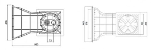 Szkimmer Aquamax Classic, fóliás