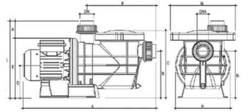 GEMAS STREAMER SZIVATTYÚ STRN 150T 24M3/H H=10M 1,5HP 230/400V
