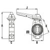 PILLANGÓSZELEP D 200/225 PN 10