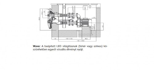 BADU JET WAVE ELLENÁRAMOLTATÓ BADU JET WAVE, ELLENÁRAMOLTATÓ FŐEGYSÉG, 2,2KW/230V, LED_W