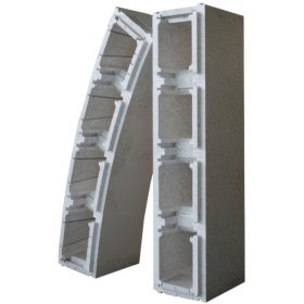   POROCELL ECOBLOCK VÁGHATÓ TÉGLA ELEM EPS30 1,000 X 250 X 250MM