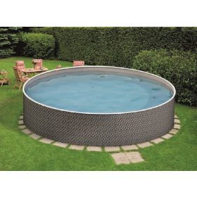 AZURO ROUND, RATTAN, 0,50 MM IBIZAKÉK, 3,60 X 1,20 M