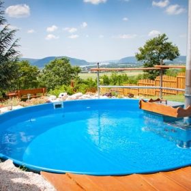 3 x 1,2 Kör alakú polipropilén műanyag medence  csomag