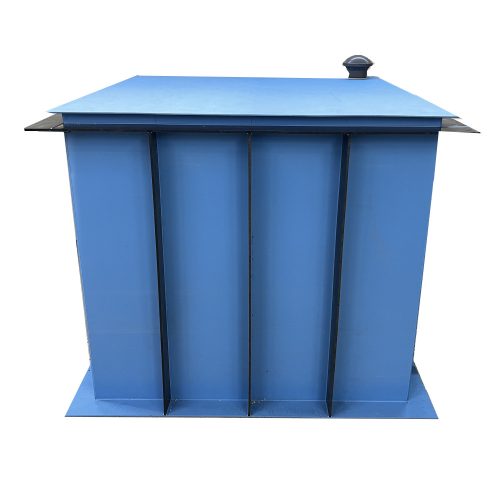 Műanyag medence gépészeti akna test 120 x 120 x 120 cm 