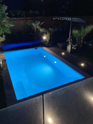 6 x 3 x 1,2m Polipropilén műanyag medence